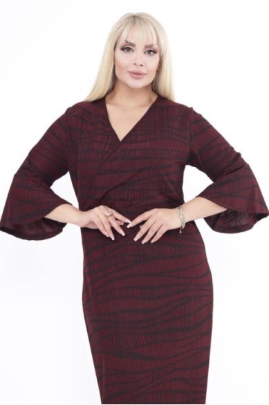 Marga bordinė suknelė