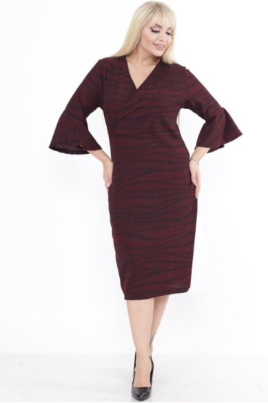 Marga bordinė suknelė