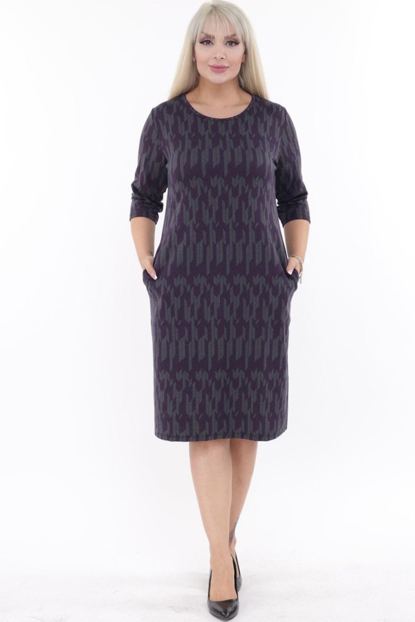 Klasikinė suknelė su kišenėmis