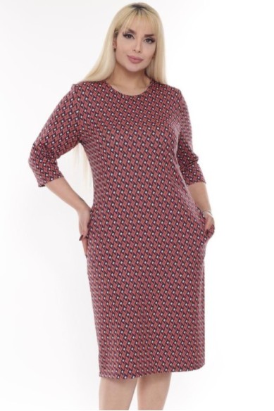 Raštuota suknelė su ornamentais