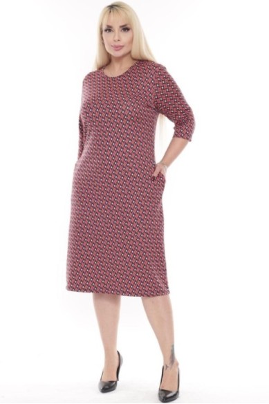 Raštuota suknelė su ornamentais