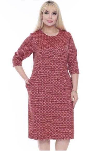 Raštuota suknelė su ornamentais