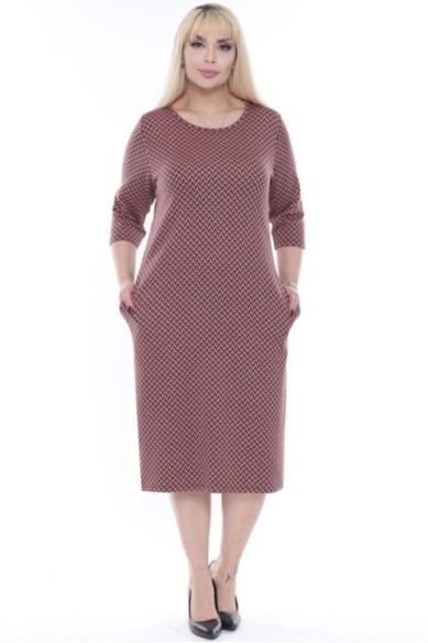 Suknelė su ornamentais