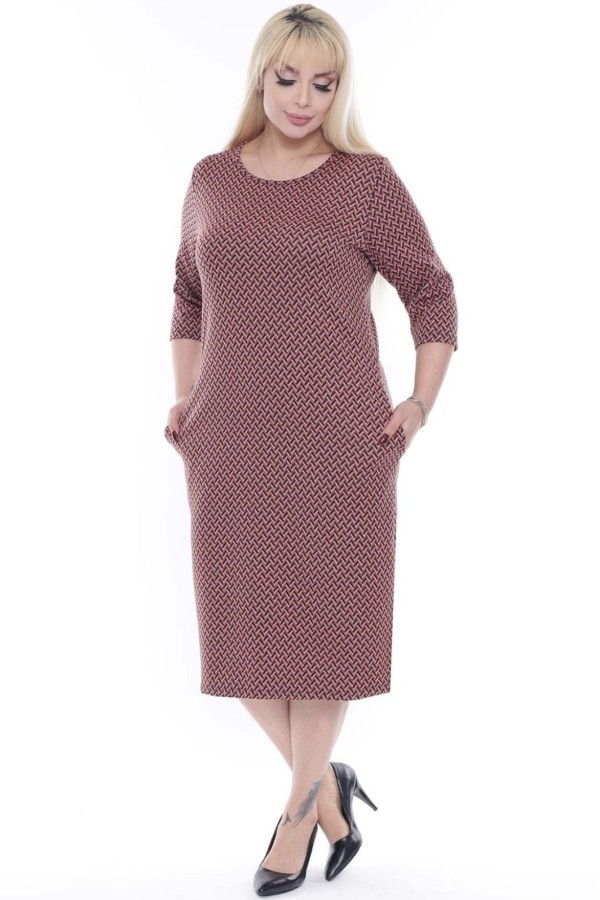 Suknelė su ornamentais