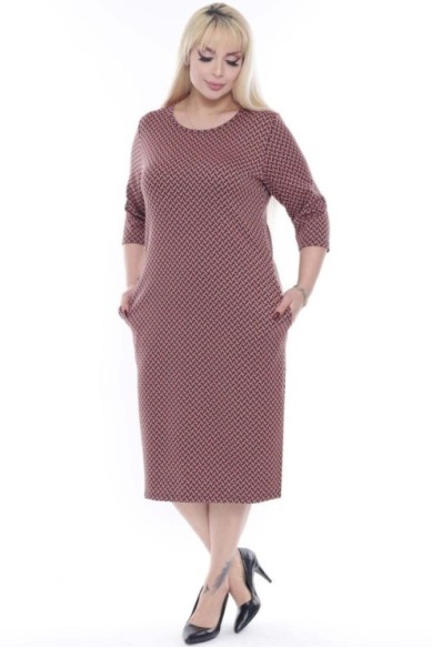 Suknelė su ornamentais