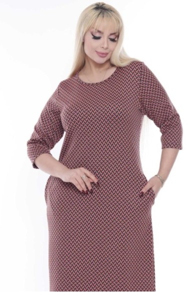 Suknelė su ornamentais