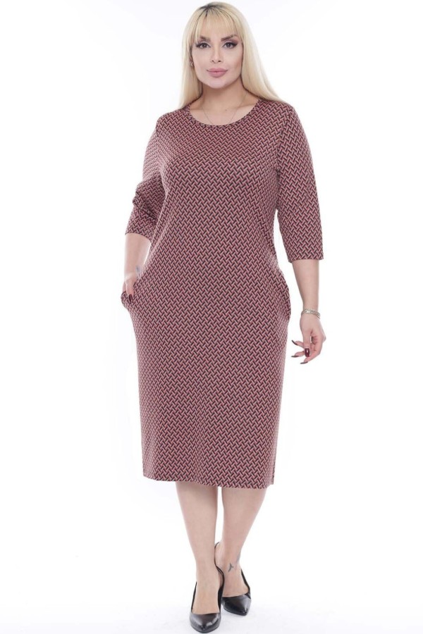 Suknelė su ornamentais