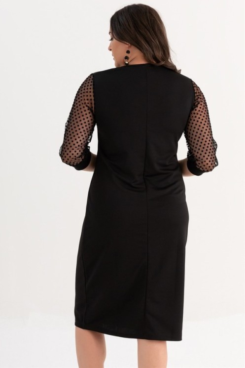 Juoda elegantiška suknelė 2