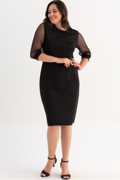 Juoda elegantiška suknelė