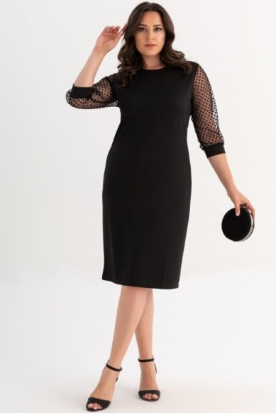 Juoda elegantiška suknelė