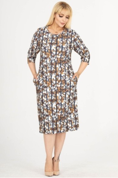 Suknelė su raštais