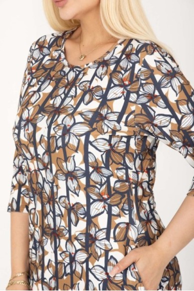 Suknelė su raštais