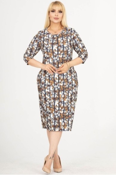 Suknelė su raštais