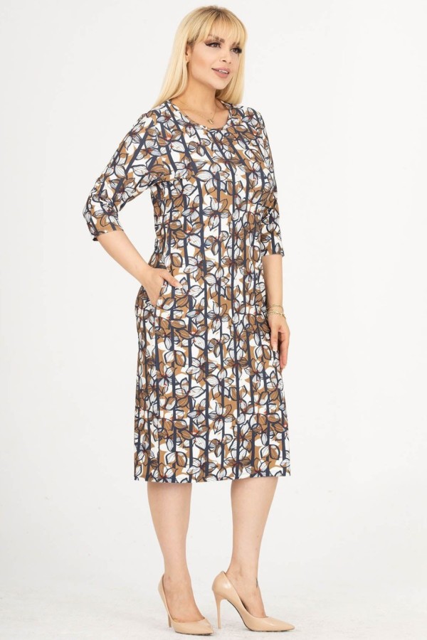 Suknelė su raštais