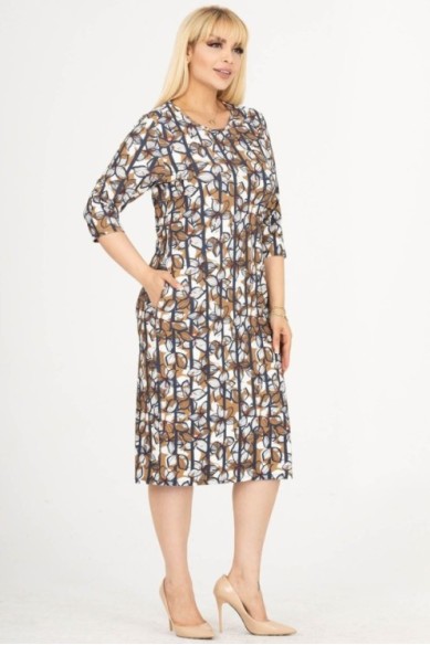 Suknelė su raštais