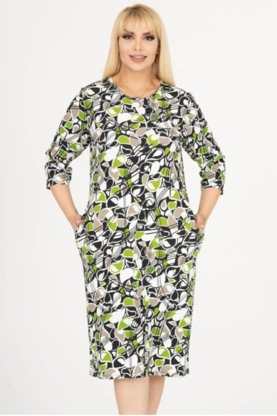 Suknelė su raštais