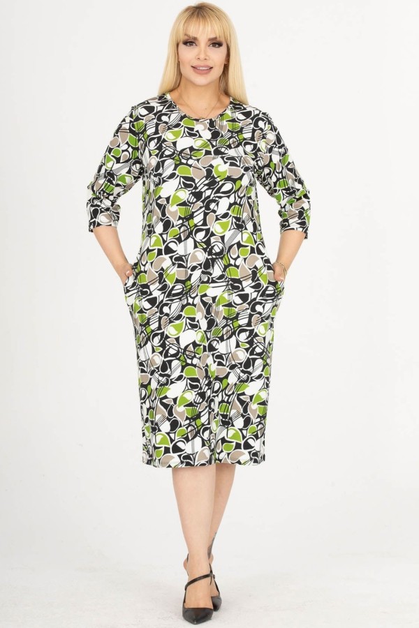 Suknelė su raštais