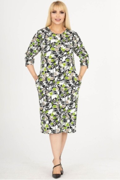 Suknelė su raštais