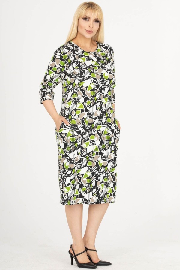 Suknelė su raštais