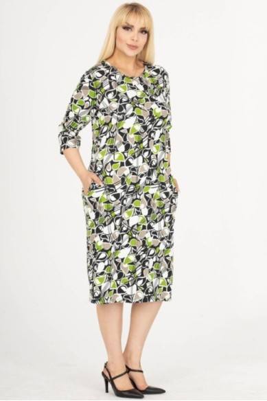 Suknelė su raštais