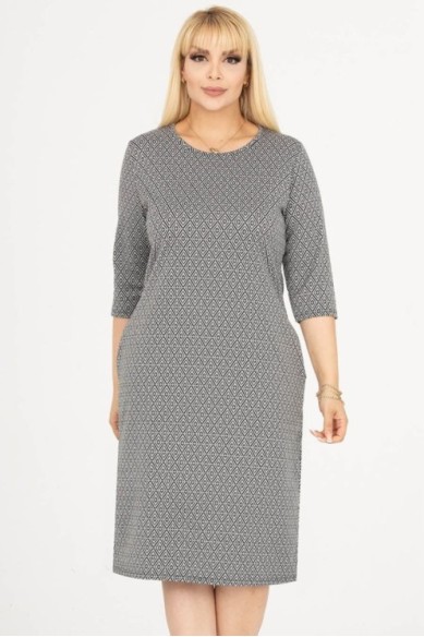 Suknelė su ornamentais