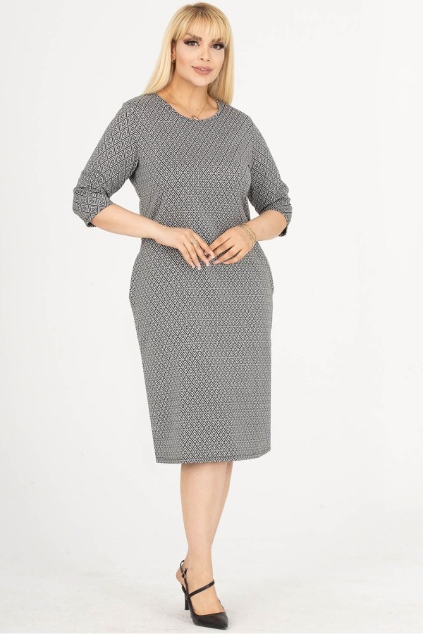 Suknelė su ornamentais