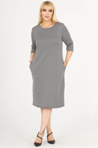 Suknelė su ornamentais