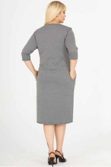 Suknelė su ornamentais