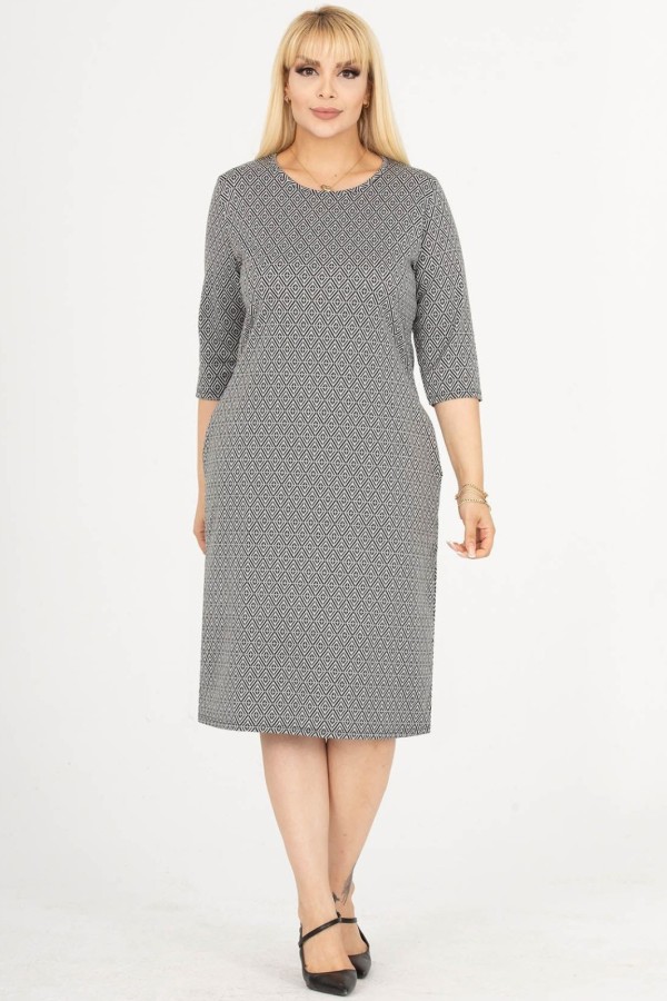 Suknelė su ornamentais