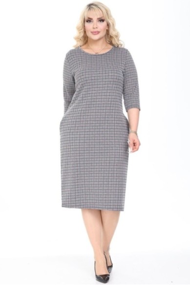 Suknelė su žasies kojelių raštais