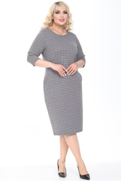 Suknelė su žasies kojelių raštais