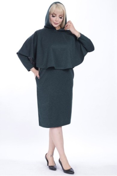 Suknelė su apsiaustu