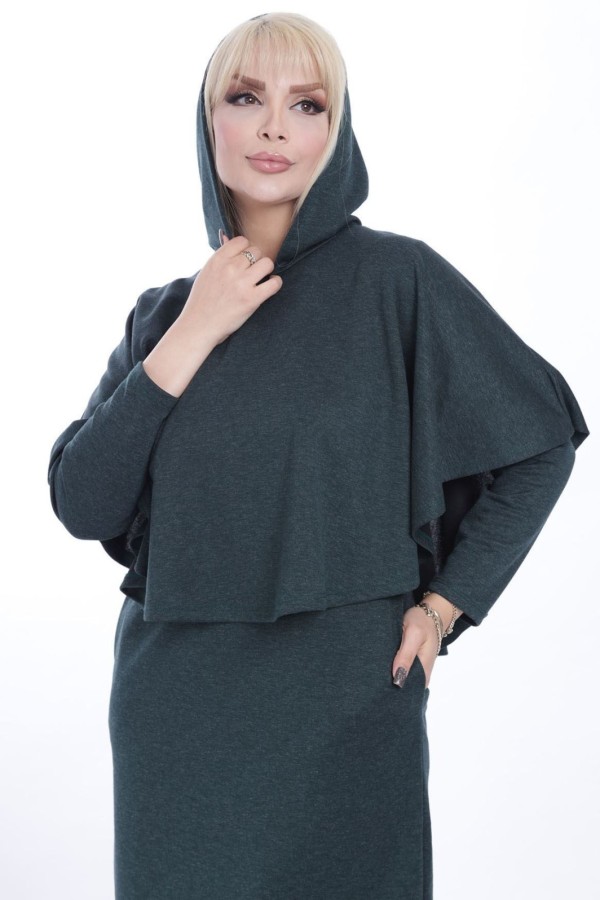 Suknelė su apsiaustu