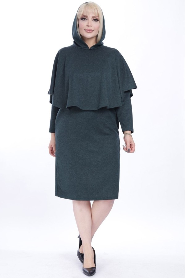 Suknelė su apsiaustu