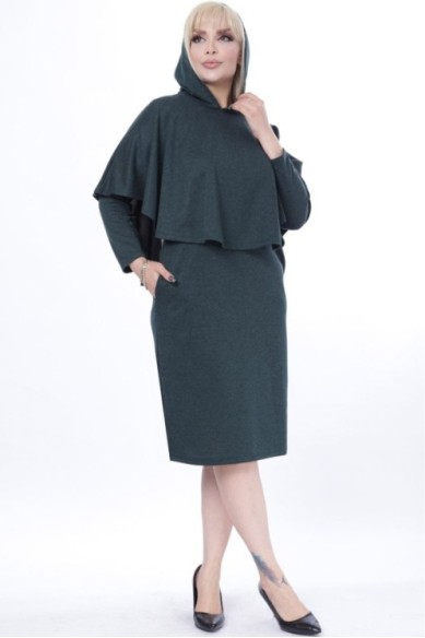 Suknelė su apsiaustu