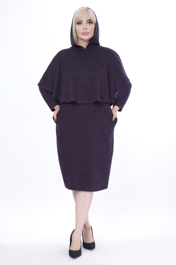 Suknelė su apsiaustu