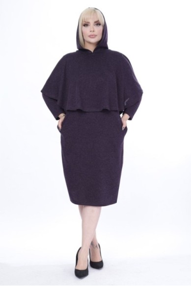 Suknelė su apsiaustu