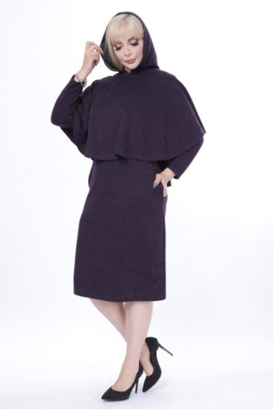 Suknelė su apsiaustu