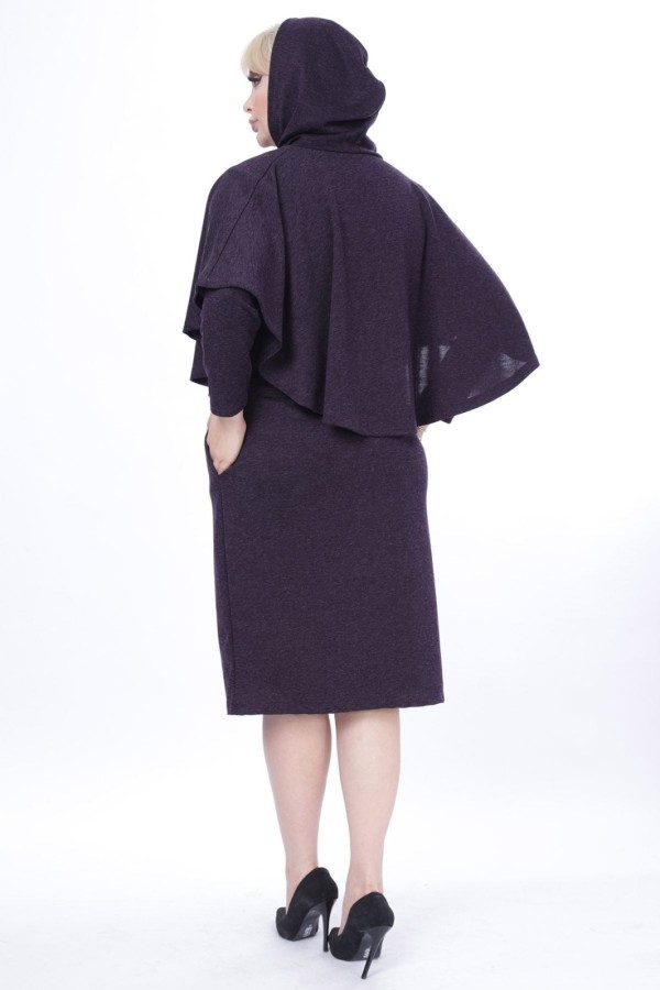 Suknelė su apsiaustu