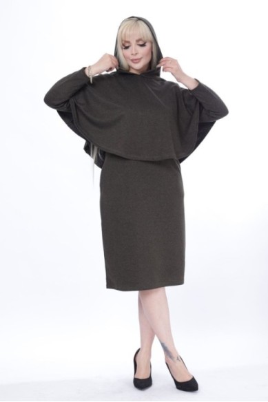 Suknelė su apsiaustu