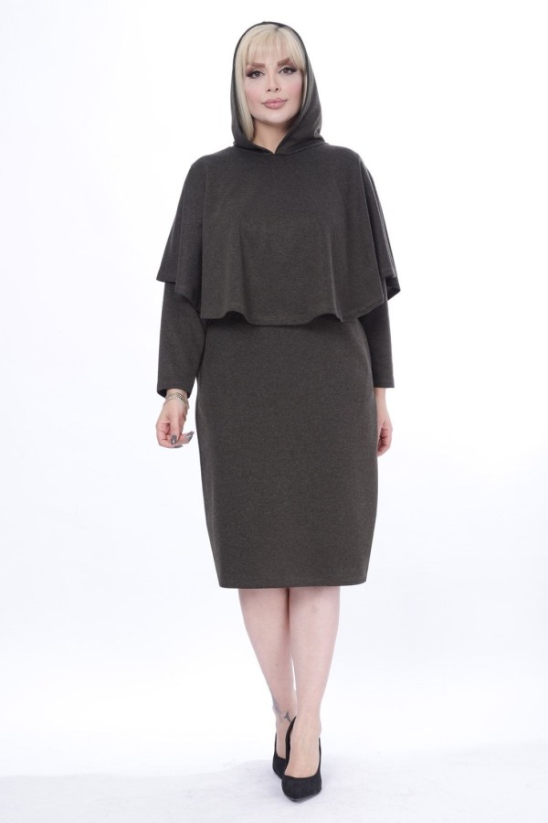 Suknelė su apsiaustu