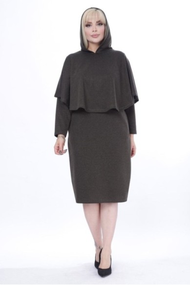 Suknelė su apsiaustu