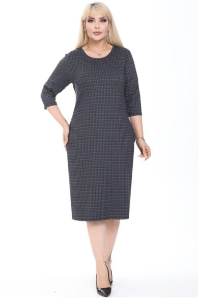 Suknelė su žasies kojelių raštais