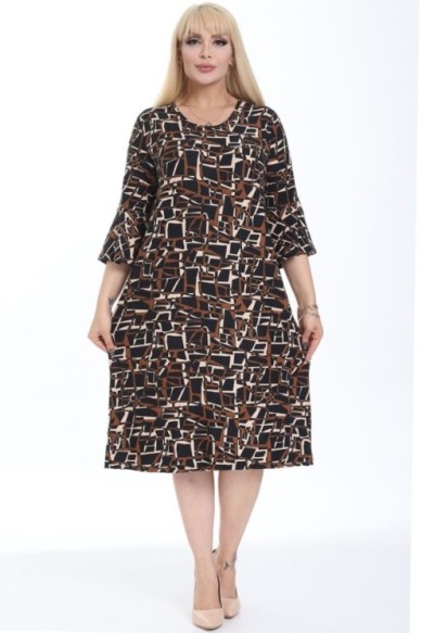 Suknelė su raštais