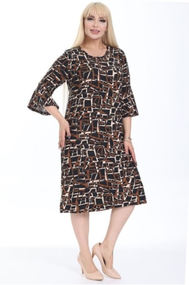 Suknelė su raštais