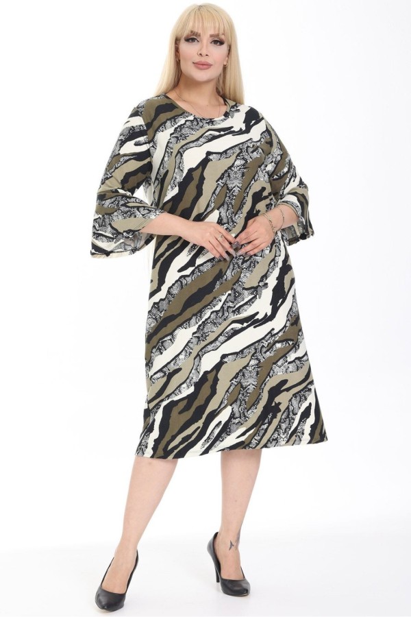 Suknelė su raštais