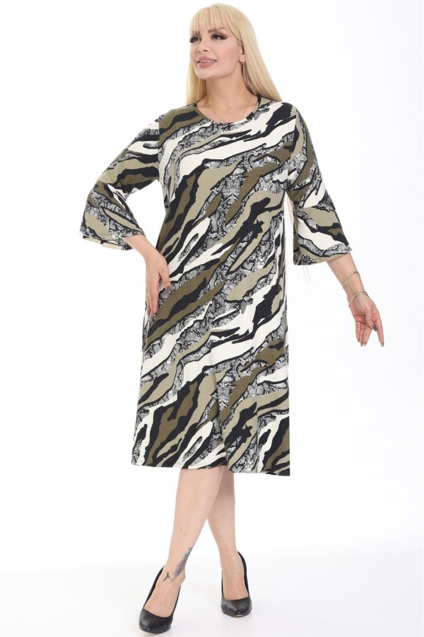 Suknelė su raštais