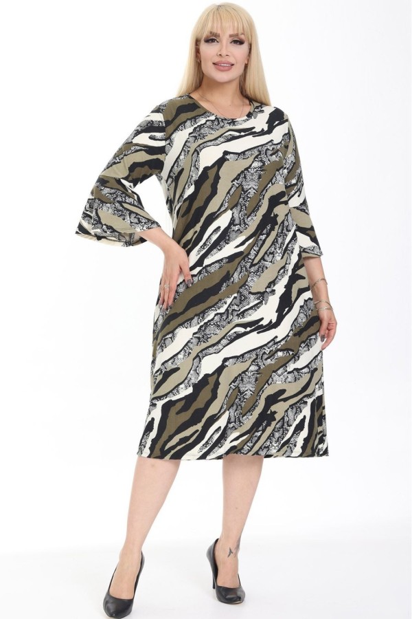 Suknelė su raštais