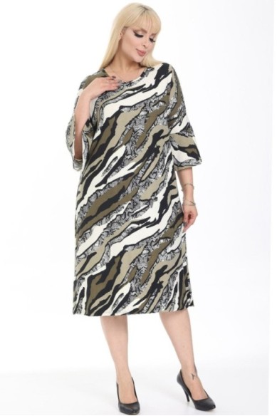 Suknelė su raštais