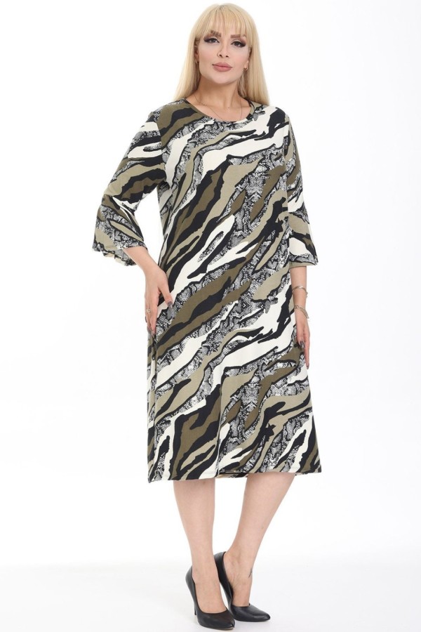 Suknelė su raštais